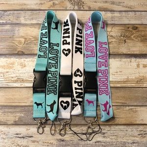 NEW✨ Bundle of 3 Victoria’s Secret PINK Lanyards
